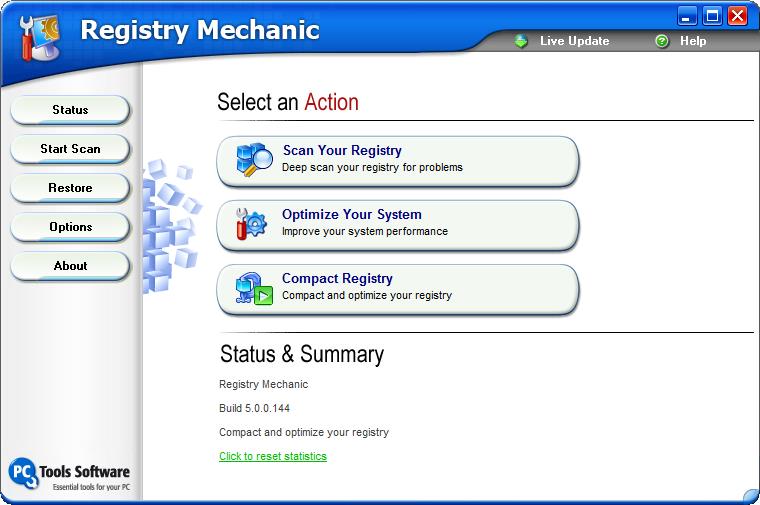 Registry Mechanic V5.0.0.144 英文破解版