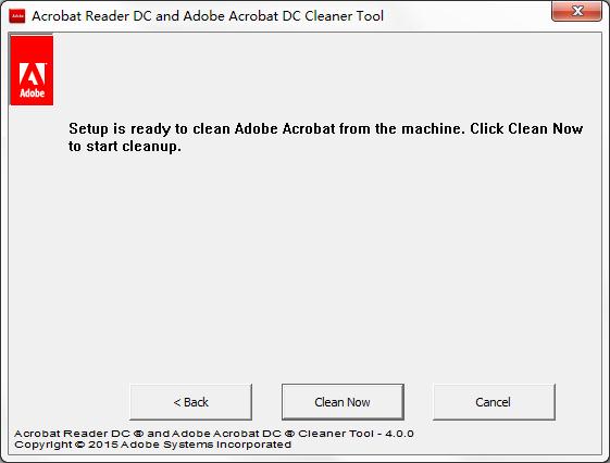 Adobe Acro Cleaner(Adobe产品卸载工具) V4.0.0 英文安装版