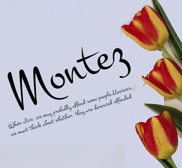 Montez英文字体ttf版 V1.0 免费版